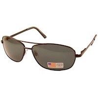 Polaroid klassisk herre solbrille - sorte glas